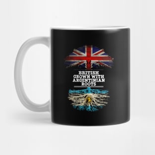 British Grown With Argentinian Roots - Gift for Argentina With Roots From Argentinian Mug